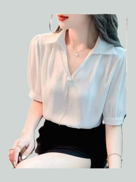 Korean Style Formal Top AC055