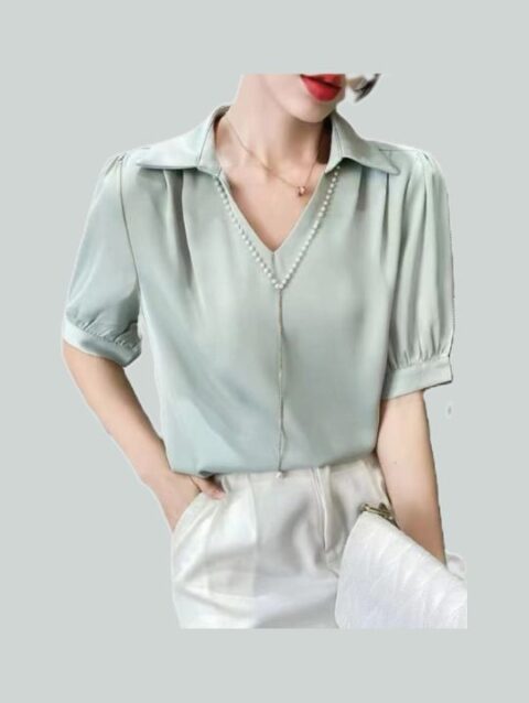 Korean Style Formal Top AC055