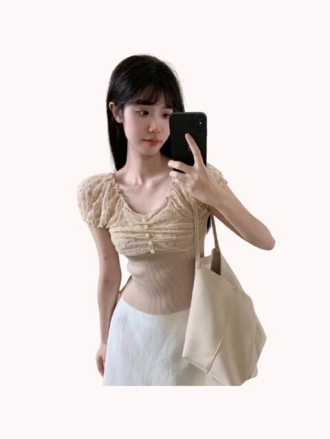 Party wear Knitted Top AC030