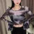 Crop Top with Designer Sleeves AC093